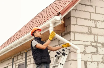 Pose et remplacement de gouttières à Perthes